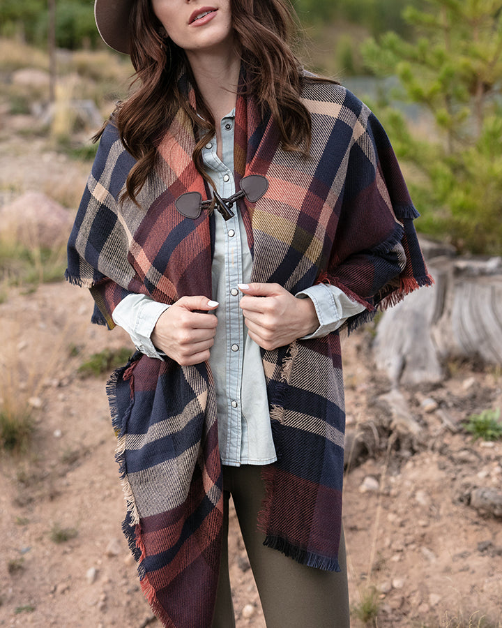 Blanket Scarf/Toggle Poncho