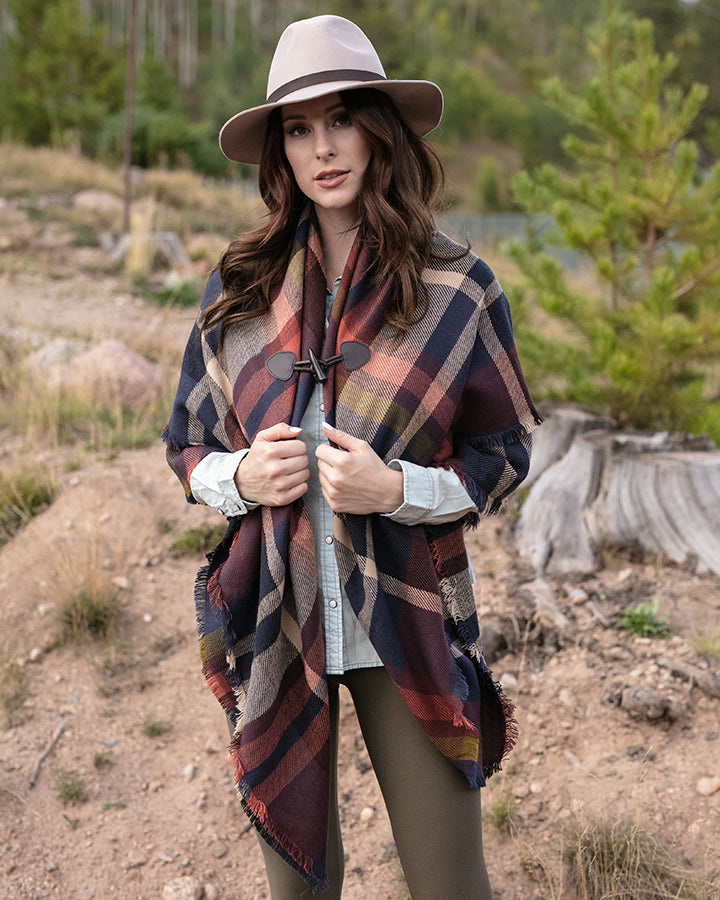 Blanket Scarf/Toggle Poncho