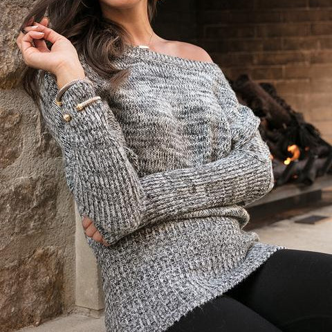 Grace & Lace Flip Sweater - Babe Outfitters