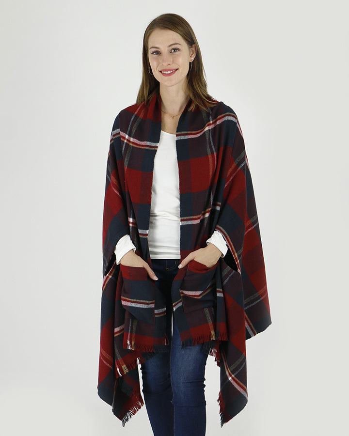 Winter Weight Pocket Poncho/Scarf