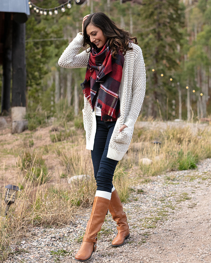 Winter Weight Pocket Poncho/Scarf