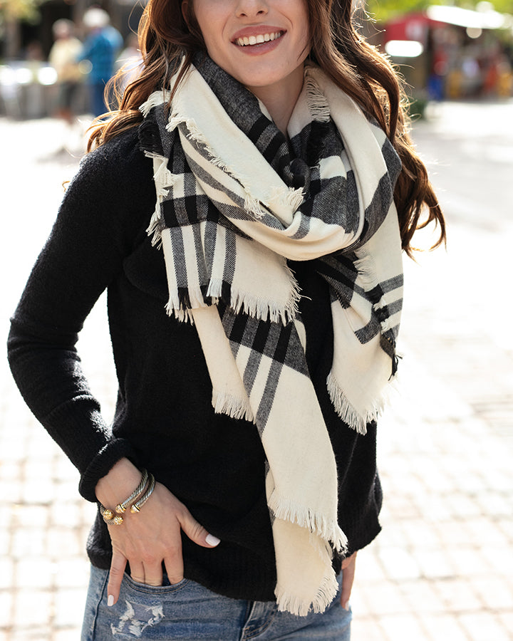 Winter Weight Pocket Poncho/Scarf