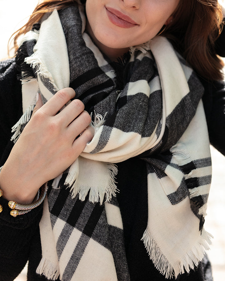 Winter Weight Pocket Poncho/Scarf