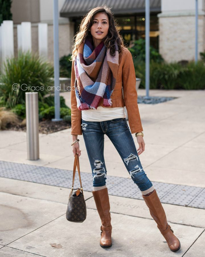 Blanket Scarf/Toggle Poncho