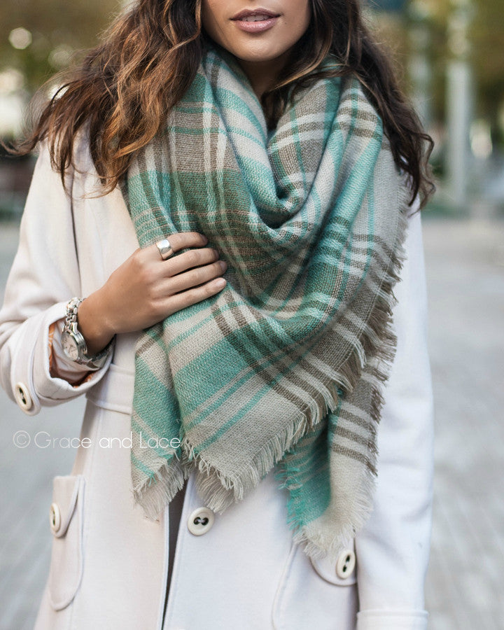 Blanket Scarf/Toggle Poncho