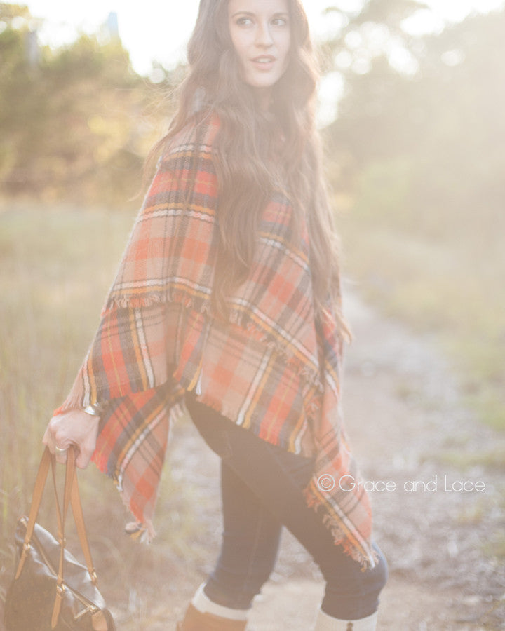 Blanket Scarf/Toggle Poncho