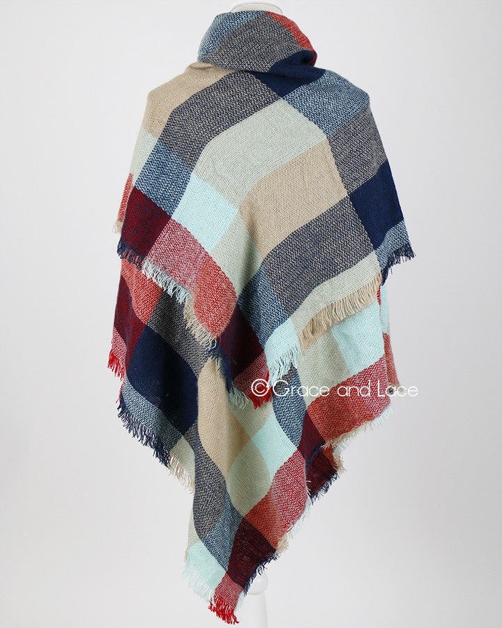Blanket Scarf/Toggle Poncho