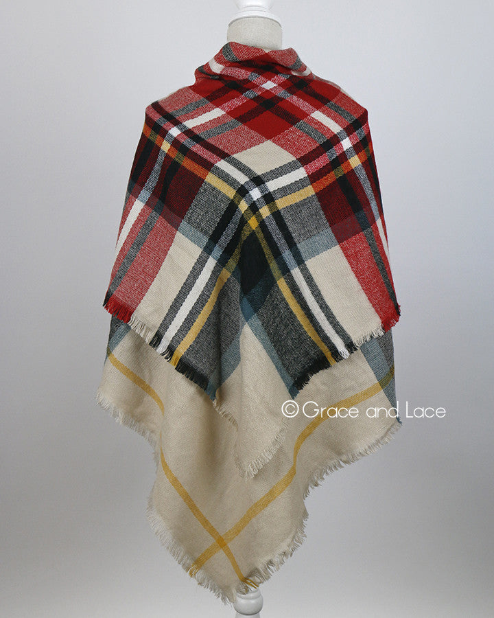 Blanket Scarf/Toggle Poncho