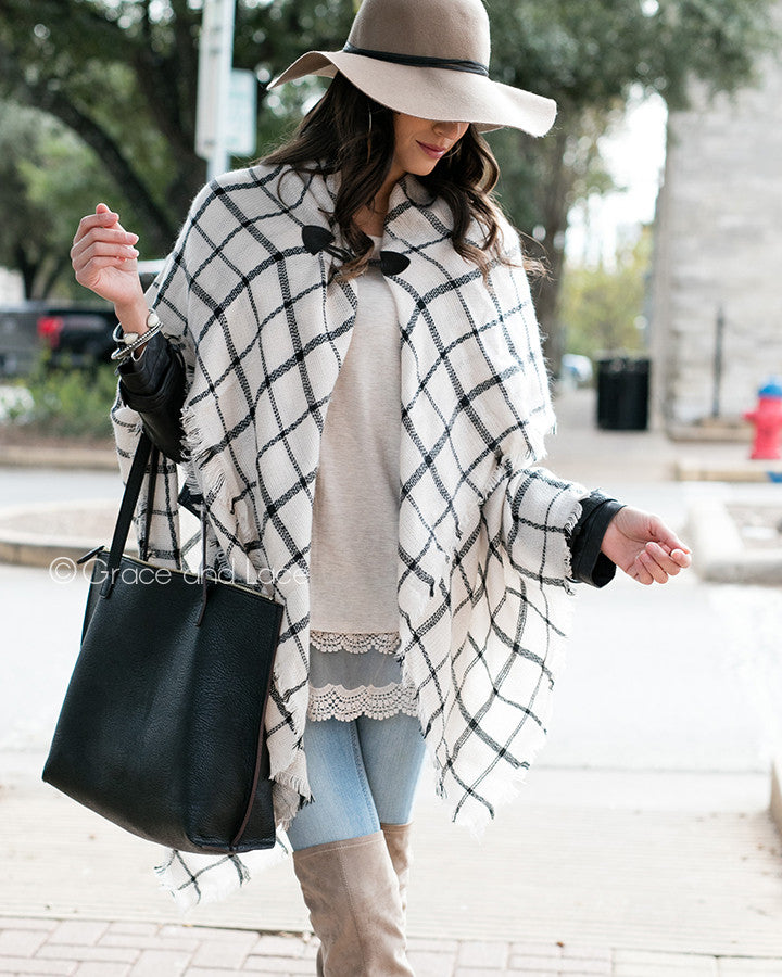 Blanket Scarf/Toggle Poncho