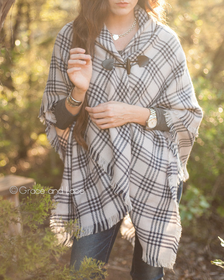 Blanket Scarf/Toggle Poncho