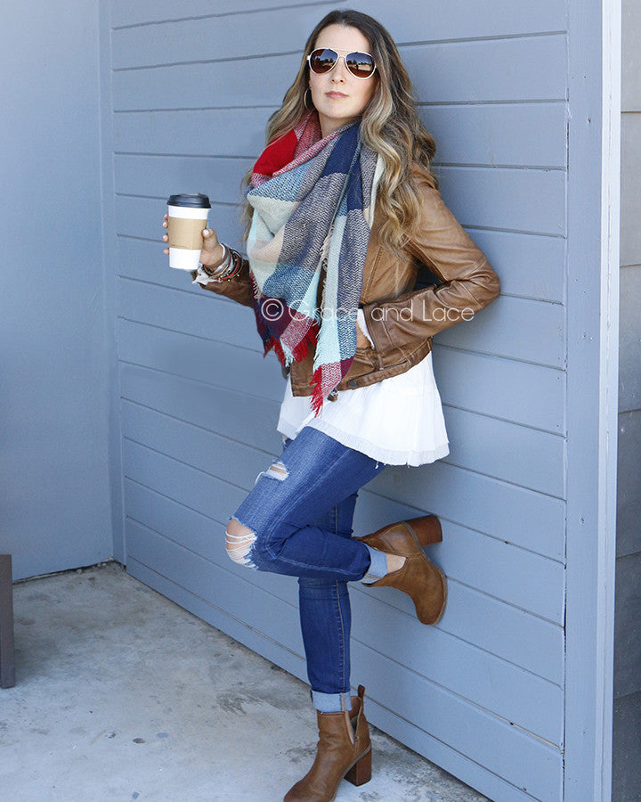 Blanket Scarf/Toggle Poncho