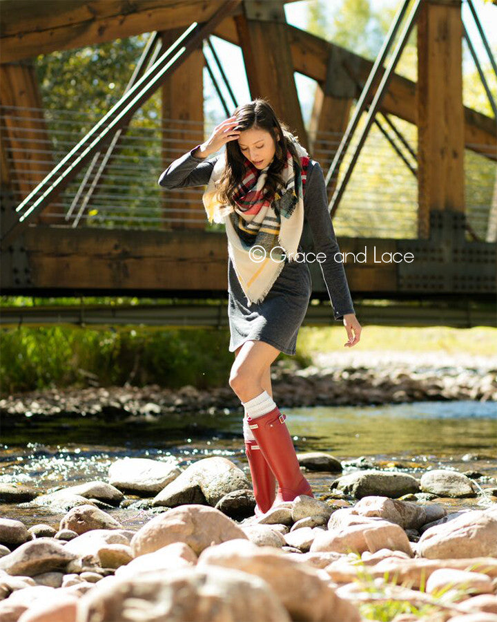 Blanket Scarf/Toggle Poncho