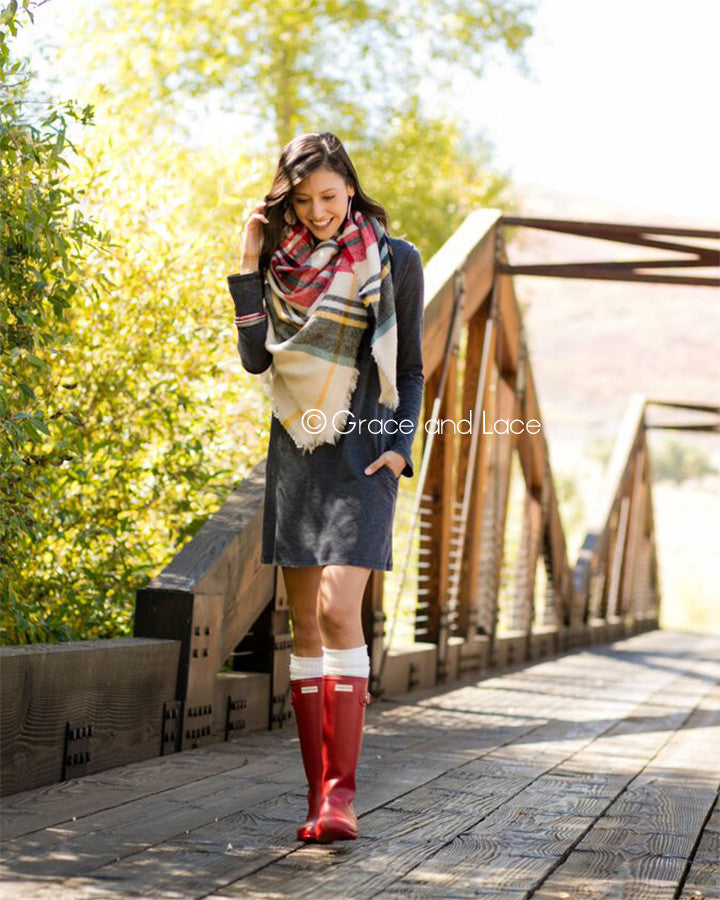 Blanket Scarf/Toggle Poncho