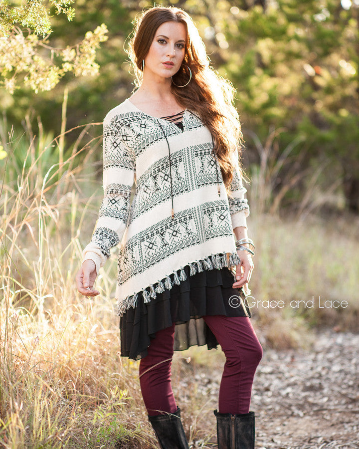 Grace & Lace Chiffon High-Low Extenders - Babe Outfitters