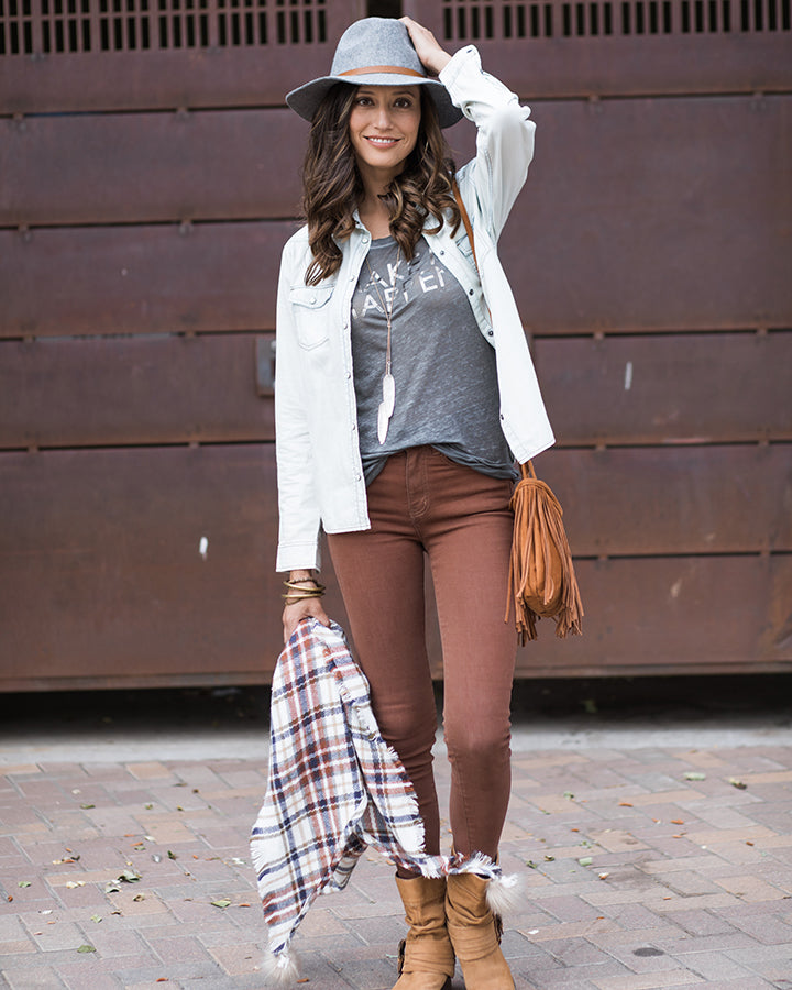 Colored Mid Rise Jeggings