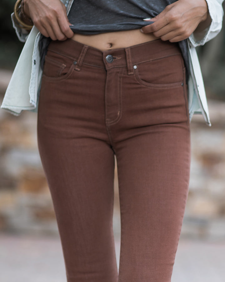 Colored Mid Rise Jeggings