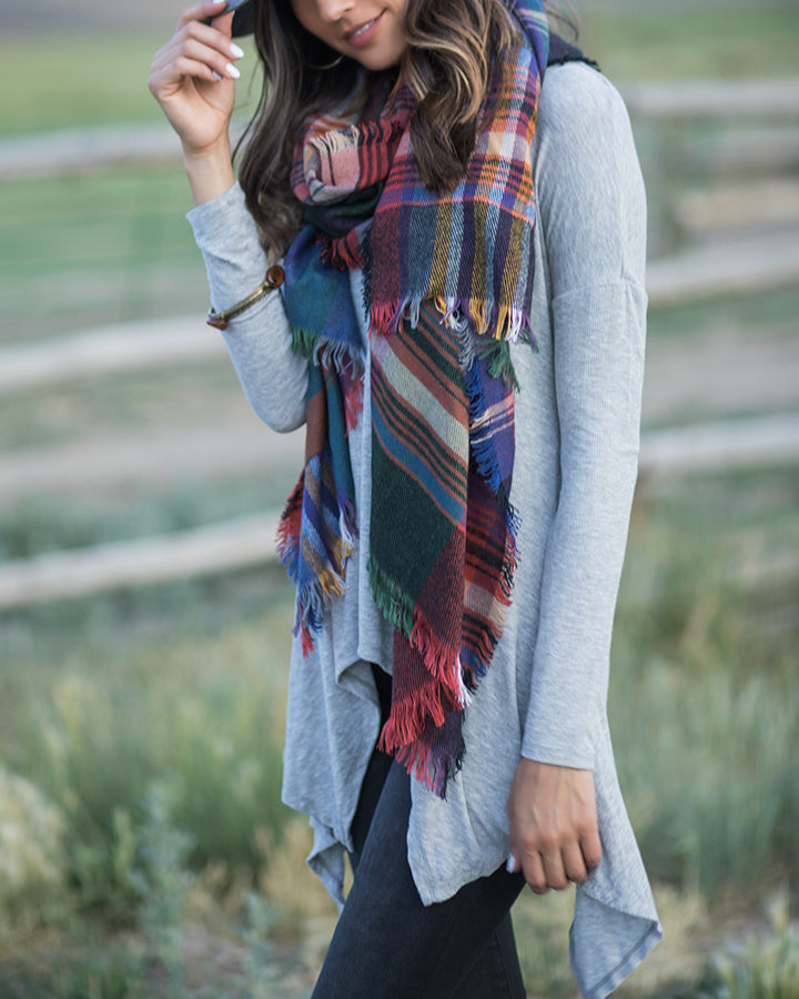 Grace & Lace Everyday Favorite Ribbed Tee - Babe Outfitters