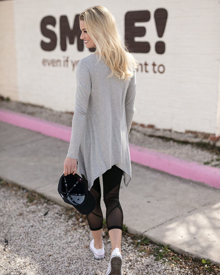 Grace & Lace Everyday Favorite Ribbed Tee - Babe Outfitters