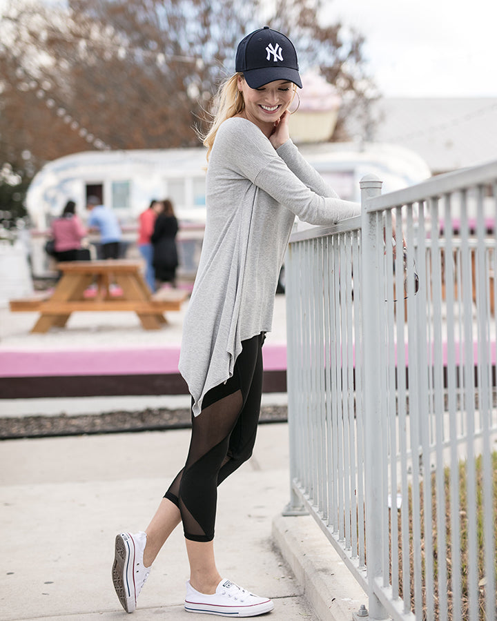 Grace & Lace Everyday Favorite Ribbed Tee - Babe Outfitters