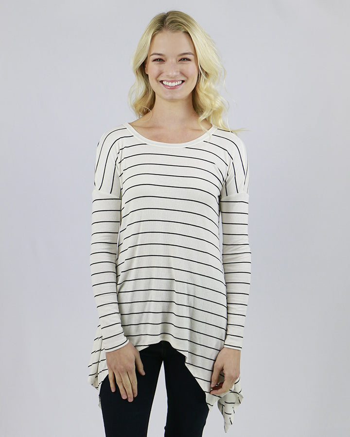 Grace & Lace Everyday Favorite Ribbed Tee - Babe Outfitters