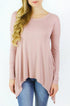 Grace & Lace Everyday Favorite Ribbed Tee - Babe Outfitters