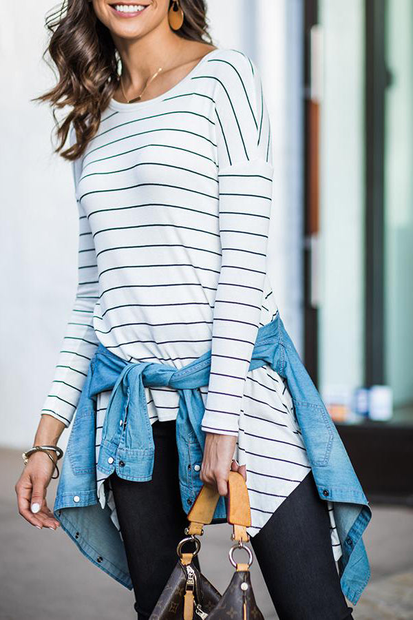 Grace & Lace Everyday Favorite Ribbed Tee - Babe Outfitters