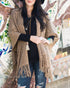 Grace & Lace Fringe Kimoncho - Babe Outfitters