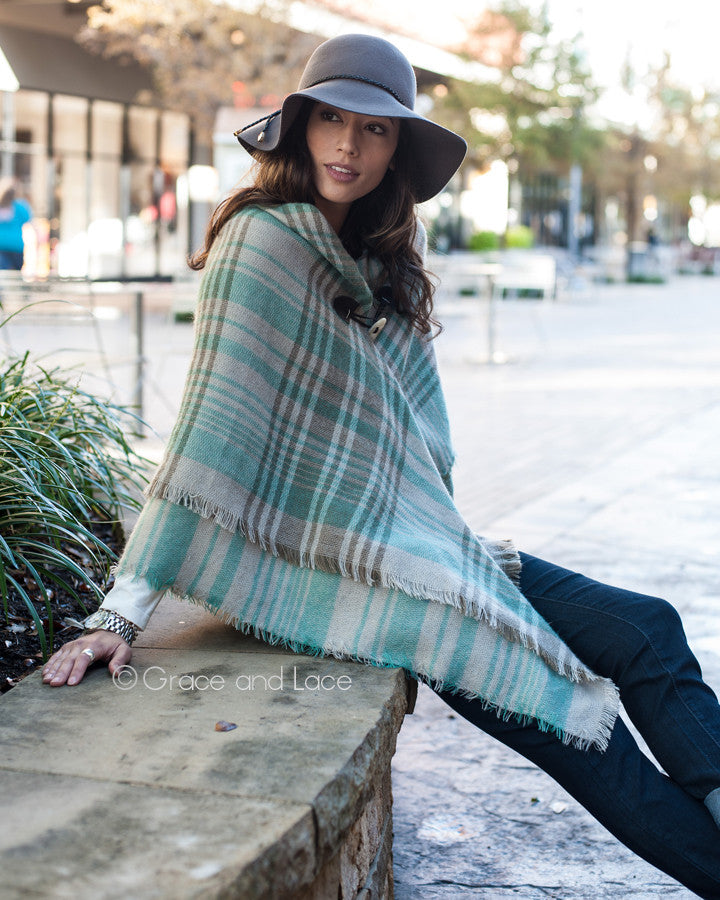 Blanket Scarf/Toggle Poncho