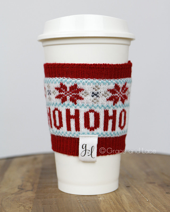 Grace and Lace Holiday Cup Cozy™ - Babe Outfitters