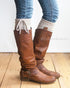 Grace & Lace Jersey Tie Boot Cuffs - Babe Outfitters