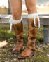 Grace & Lace Jersey Tie Boot Cuffs - Babe Outfitters