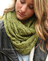 Grace & Lace Lace Knit Scarf (Olive) - Babe Outfitters