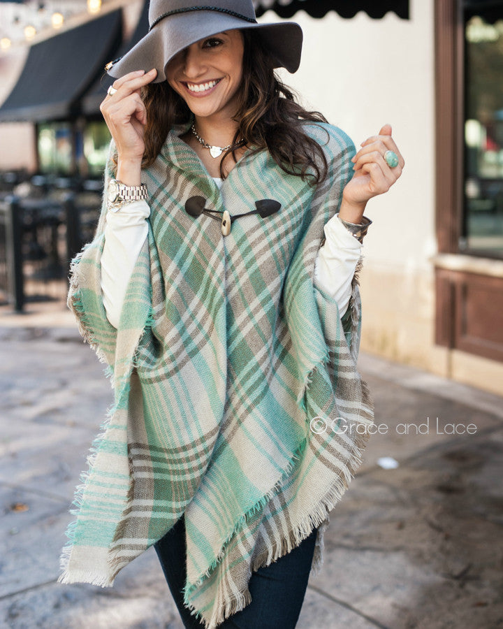 Blanket Scarf/Toggle Poncho