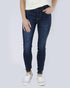 Grace & Lace Classic Mid Rise Pull-On Jeggings in Dark Wash - Babe Outfitters