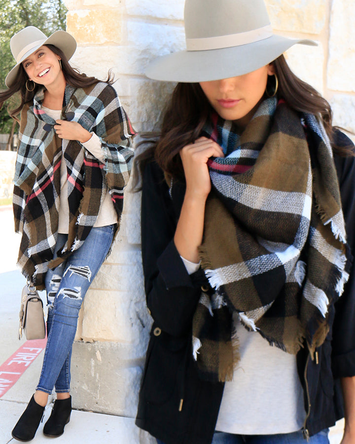 Blanket Scarf/Toggle Poncho