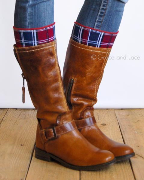 Grace & Lace Patterned Boot Cuffs - Babe Outfitters