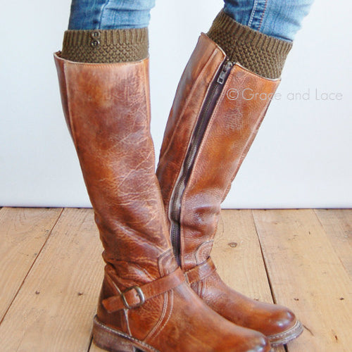 Grace & Lace Pebble Knit Boot Cuffs - Babe Outfitters