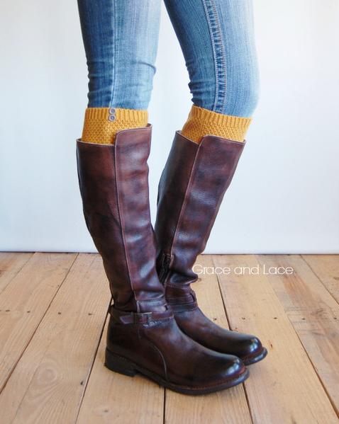 Grace & Lace Pebble Knit Boot Cuffs - Babe Outfitters
