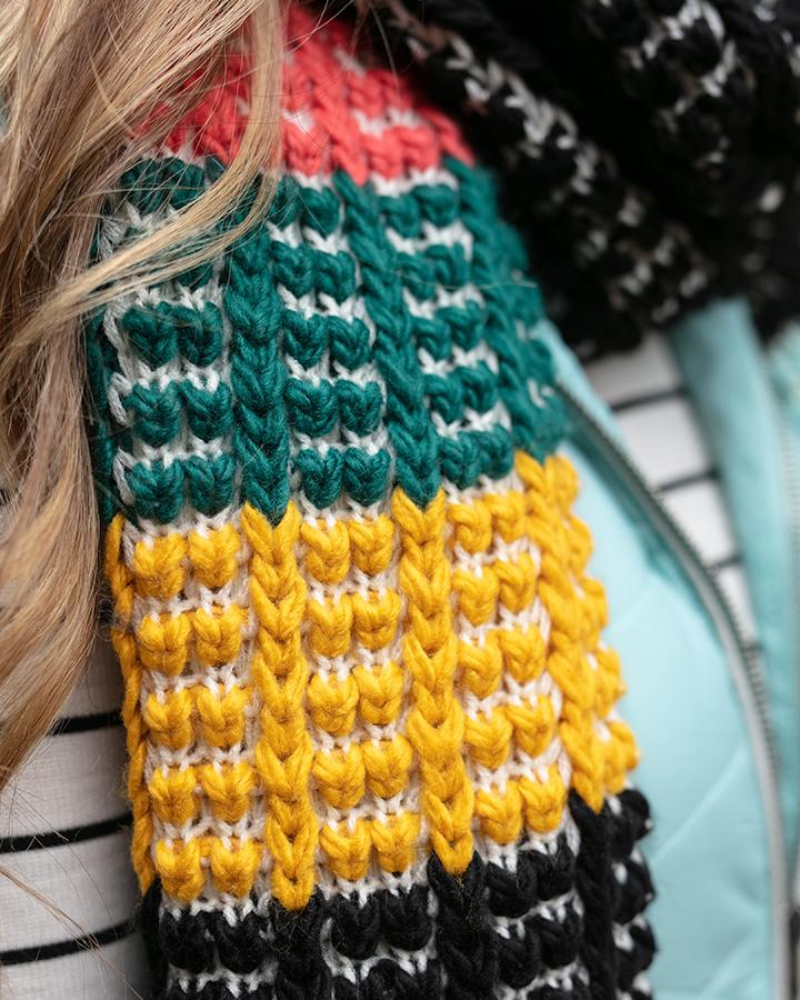 Grace & Lace Popcorn Scarf - Babe Outfitters