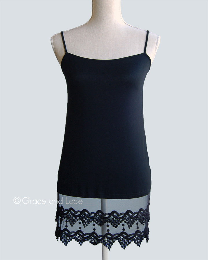 Grace & Lace Pointed Lace Top Extenders - Babe Outfitters