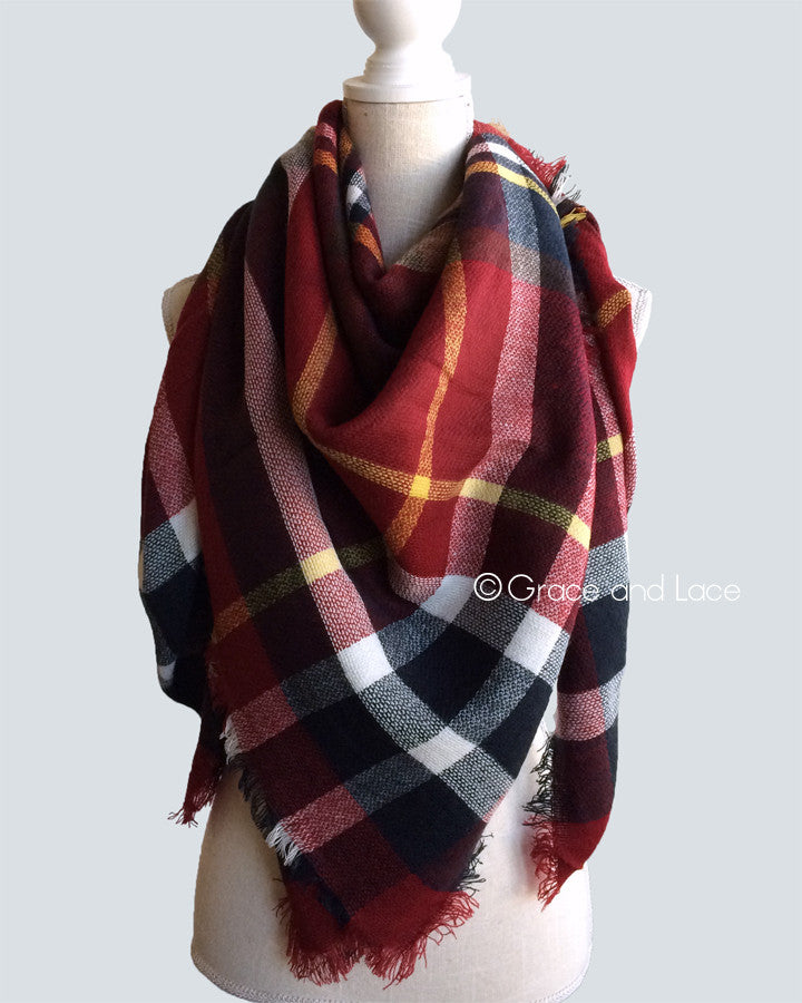 Blanket Scarf/Toggle Poncho