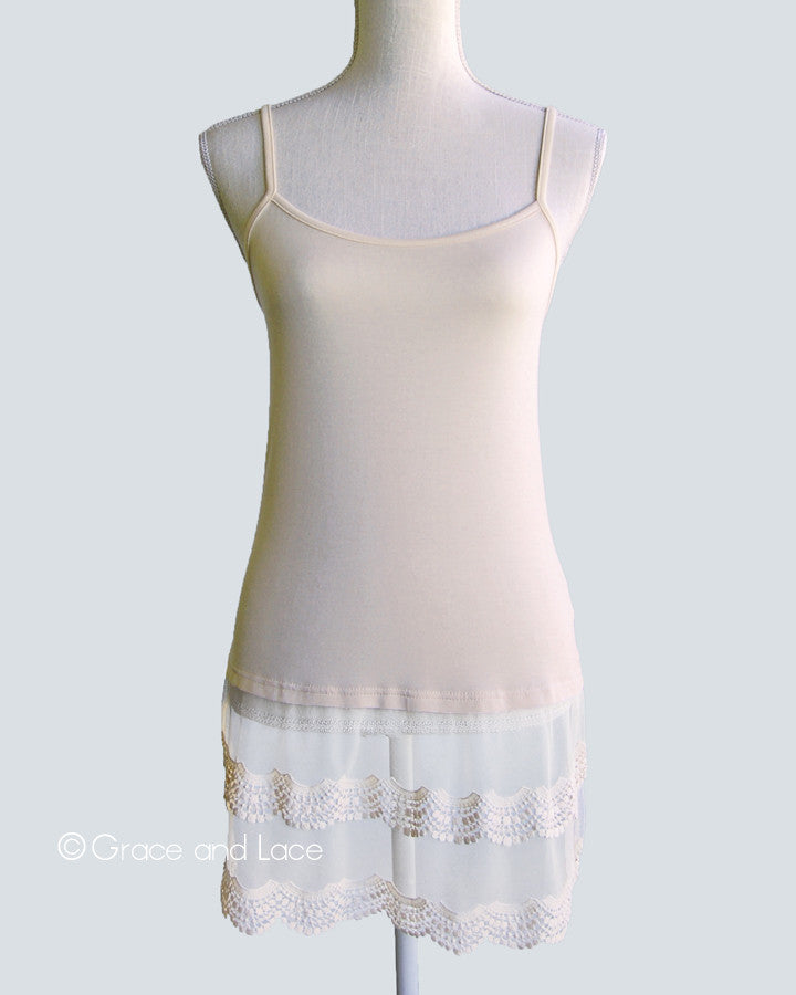 Grace & Lace Scallop Lace Top Extenders - Babe Outfitters