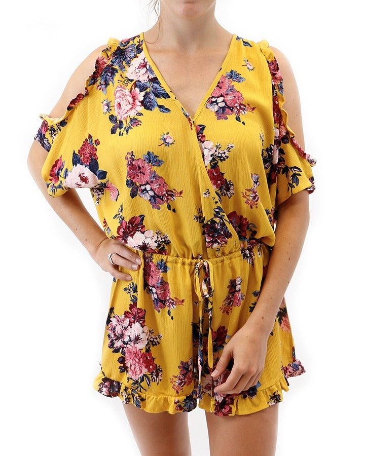 Grace & Lace Sunshine Romper - Babe Outfitters