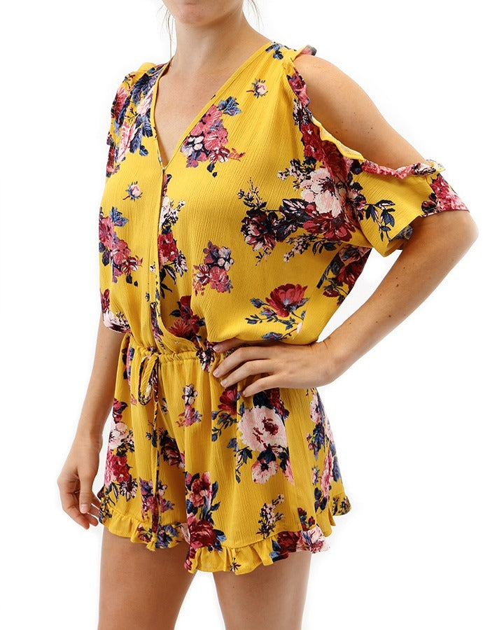Grace & Lace Sunshine Romper - Babe Outfitters