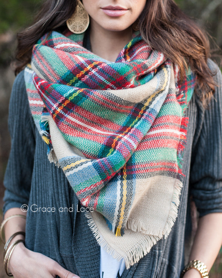 Blanket Scarf/Toggle Poncho