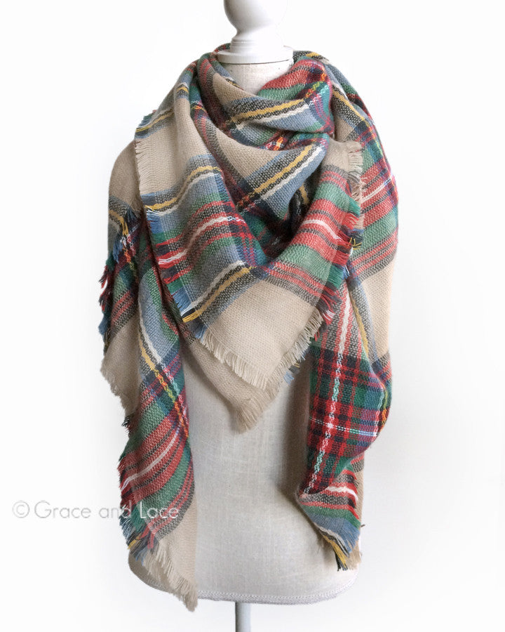 Blanket Scarf/Toggle Poncho