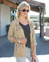 Grace & Lace Washed Tencel Cargo Jacket - Babe Outfitters
