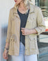Grace & Lace Washed Tencel Cargo Jacket - Babe Outfitters