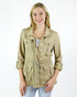 Grace & Lace Washed Tencel Cargo Jacket - Babe Outfitters