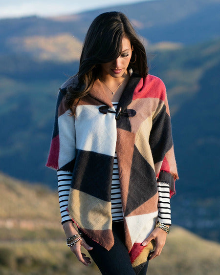 Blanket Scarf/Toggle Poncho